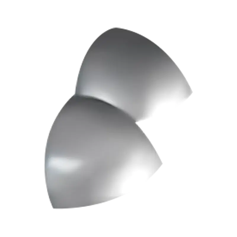 Conector bidirecional de perfil de alumínio
