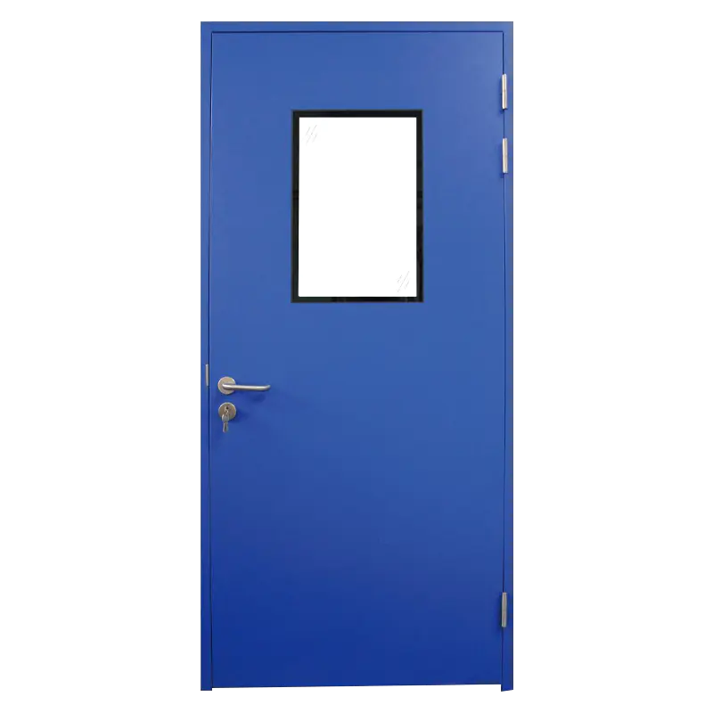 Porta de aço para sala limpa