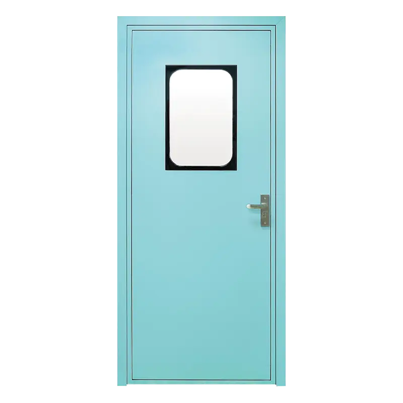 Porta para sala limpa em liga de alumínio