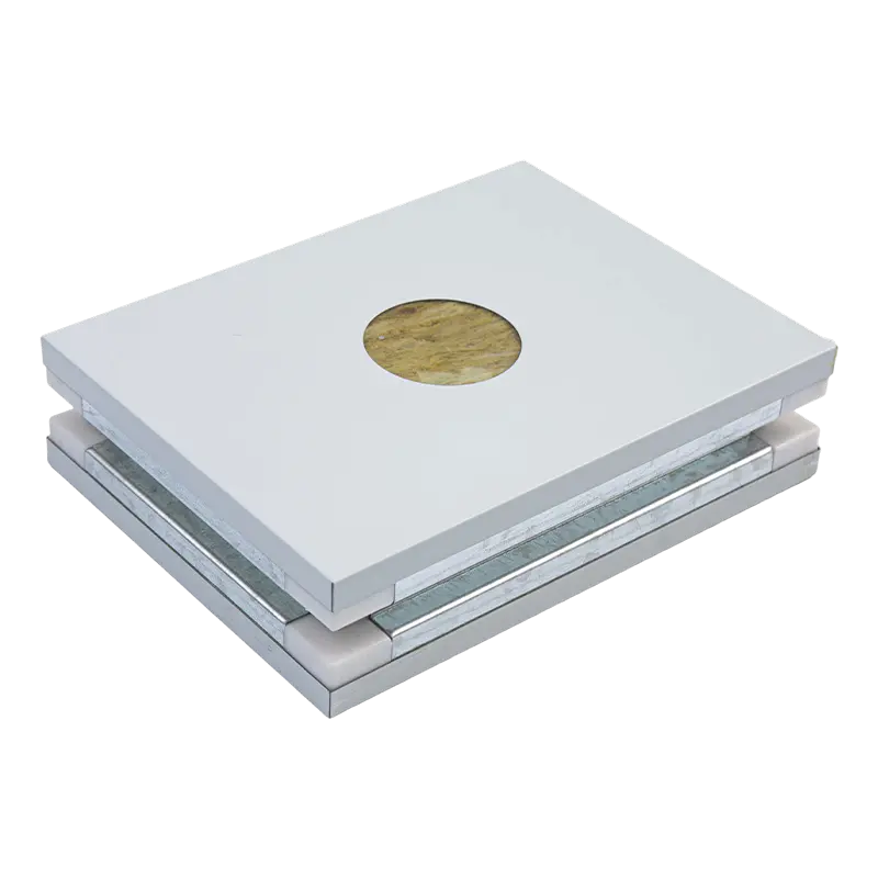 Painel manual para sala limpa em lã de rocha